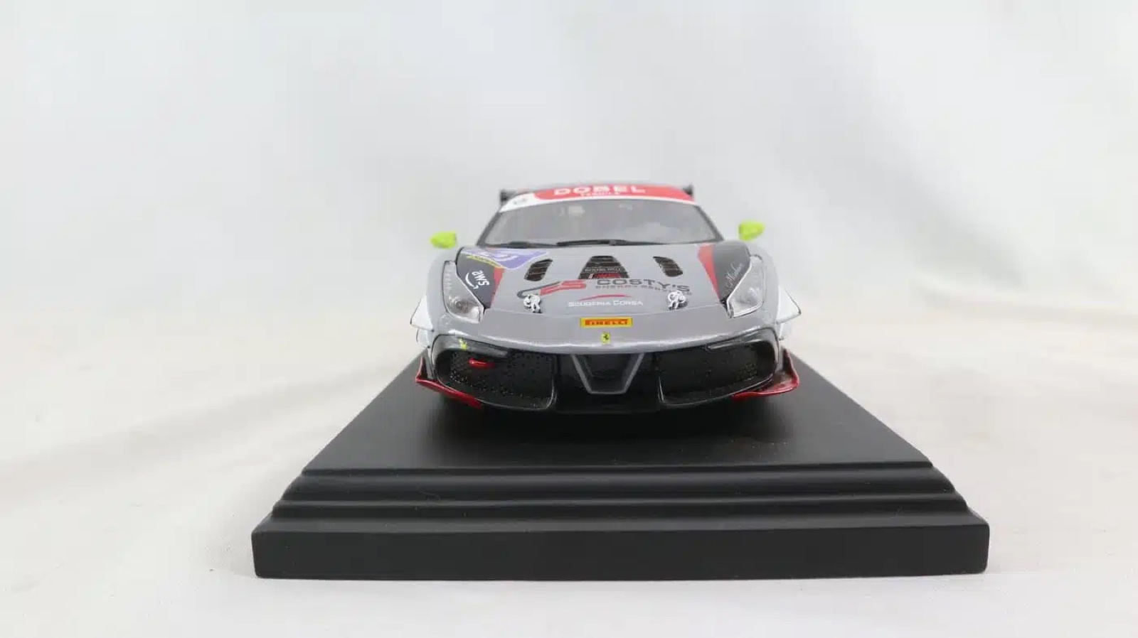The Ferrari 488 model head on