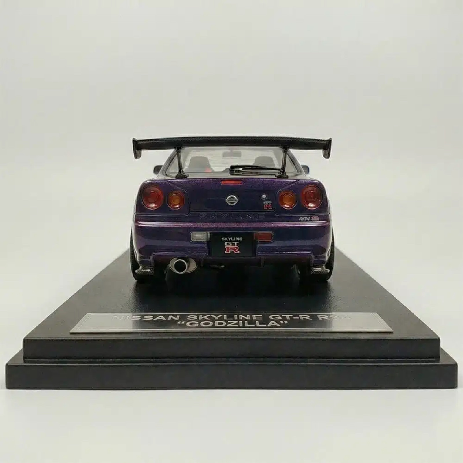 The R34 model from behind